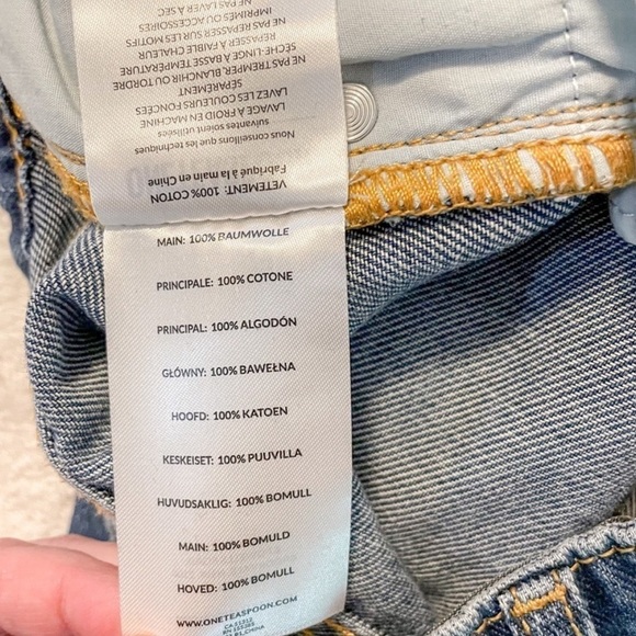 NWT One Teaspoon Rodeo Blue Legend High Waist Mom Jeans 29 - Picture 12 of 16